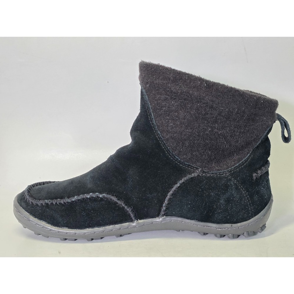 Columbia Omni Women's Boots Size 7 UK 5 EU 38 Black Suede Pull On Shoes YL5158 - Picture 5 of 14